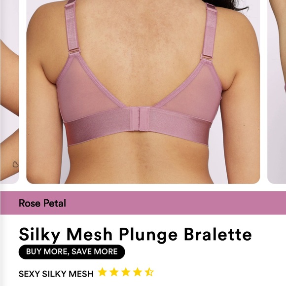 Silky Mesh Bralette - Picture 2 of 5